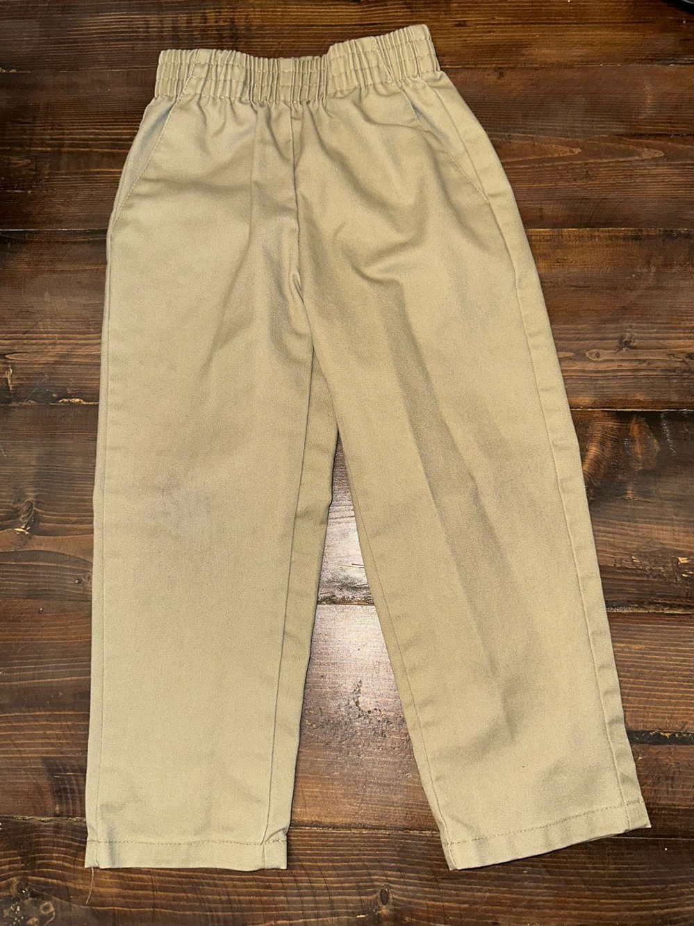 School Uniform Pull On Pants - Khaki